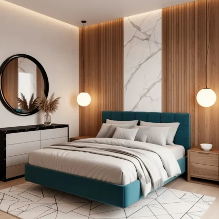 Парящие кровати с мягкой частью